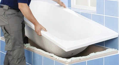 Установка ванн Установка ванн
